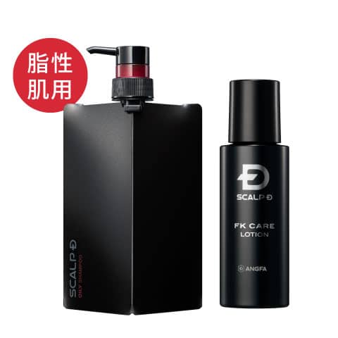 スカルプD　薬用スカルプシャンプー　オイリー ［脂性肌用］＆スカルプD　薬用 FKケア ローション