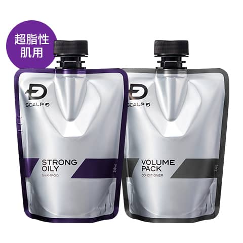 スカルプＤ 薬用スカルプシャンプー&薬用スカルプボリュームパックコンディショナー ストロングオイリーセット [超脂性肌用]　つけかえ用