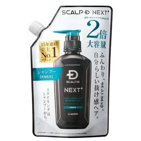 スカルプD NEXT+　ボリュームアップシャンプー　ドライ　つめかえ用 2倍量
