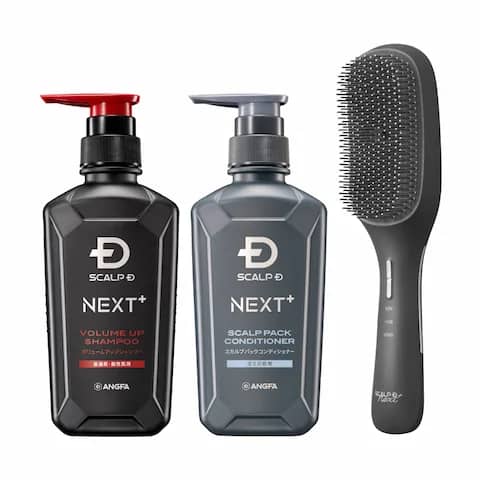 スカルプ D NEXT＋ スタイルエレブラシ　シャンプー オイリー＆コンディショナーセット