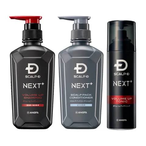 スカルプD NEXT+　シャンプー　オイリー&パックコンディショナー&トニックセット