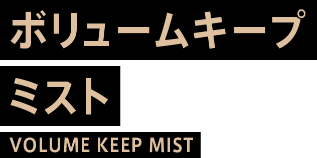 ボリュームキープ ミスト VOLUME KEEP MIST